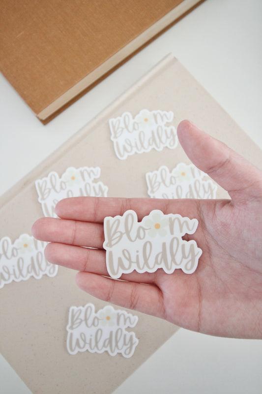 Bloom Wildly stickers