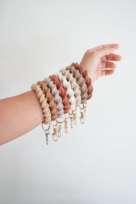 Macrame Bangle Key Holder